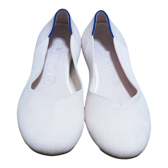 Rothy's Blush Knit Womens Size 9.5 The Point Chic Ballet‎ Flats Classic Shoes - Picture 2 of 6